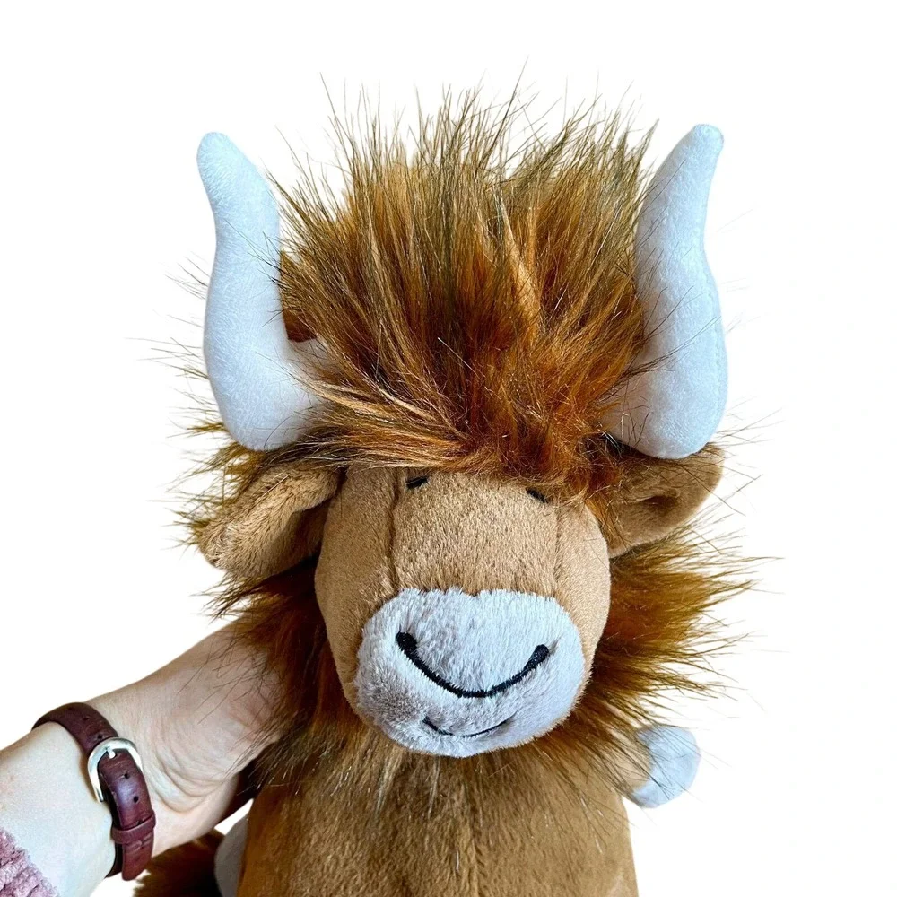 Jellycat‎ Ramone Bull Plush Brown Stuffed Animal Retired RAM4BL Tags Attached